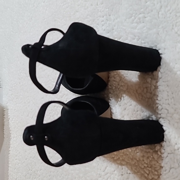 NIB COACH Platform Suede Block Heels Size 8.5M - Picture 6 of 8